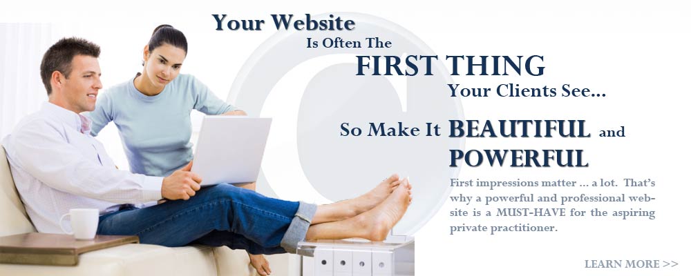 Your website is often the first thing your clients will see, so make it Beautiful and Powerful!